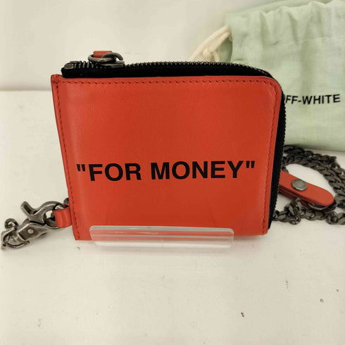 オフホワイト OFF-WHITE QUOTE チェーンウォレット メンズ
